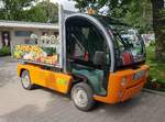 =CITYFORT-Elektrofahrzeug, eingesetzt auf dem BUGA-Gelände in Erfurt im August 2021