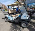 =Club Car, gesehen auf dem EGA-Gel�nde in Erfurt im April 2025