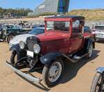 Chevrolet Independence Truck aus dem Jahr 1931. Der Pickup d�rfte im damaligen Farbton aurora red lackiert sein. Diese, so genannten Light-Trucks aus dem Hause Chevrolet wurden von der legend�ren Chevrolet Baureihe AE Independence abgeleitet. Diese B ...
