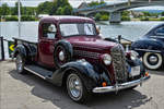 Dodge Pickup, BJ 1936, 6 Zyl. Benzinmotor, 3202 ccm,  aufgenommen beim Oldtimertreff in Remich. 14.07.2019