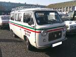 Fiat 850T Kombi. Auf dem Turiner Salon im November 1964 stellte Fiat, als Nachfolger des legendären 600 Multipla, das Modell 600T vor. Im Jahr 1970 erschien, der optisch fast identische, 850T. Das Modell war als Kastenwagen, Kombi und etwas luxu ...