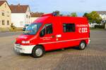 Feuerwehr Dieburg FIAT GW-ABC am 29.09.23 bei einen Fototermin.