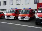 Zwei FIAT Ducato MTF (Florian Hanau 2-19-1) und (Florian Hanau x-xx-x)  am 01.06.14 beim Tag der Offenen Tür der Feuerwehr Hanau Mitte