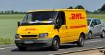 Ford Transit der DHL unterwegs in Euskirchen-Fla 24.06.2010