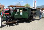 Feuerlöschpolizei Nidda Mercedes Benz Fahrzeug von 1942 am 30.04.17 beim Bahnhofsfest in Stockheim