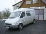 MB Sprinter der Schreinerei B�uml am 24.11.2008 in 36088 H�nfeld-Neuwirtshaus