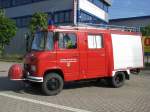 Gertewagen MB 508 D der freiwilligen Feuerwehr Hage aus dem Landkreis Herzogtum Lauenburg (RZ) gesehen beim Oldtimer-Event des TV Nord, Hamburg [16.09.2012] 