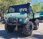 =Unimog verl�sst die Oldtimerschau in Wasenberg, 05-2025