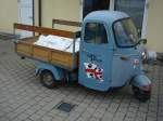 Ape A, erfolgreicher Kleintransporter der italienischen   Firma Piaggio, hier aus dem Jahr 1958,  Feb.2010