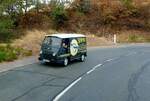 Renault-Estafette, konnte bei einer rasanten Fahrt, bzw.