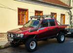1997-er Toyxota Hilux (Mk5) in Sunfire Red. Foto: 09.2021