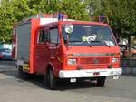 =VW LT 50 der Feuerwehr DIEMELSTADT steht bereit zum Wettkampfstart anl. der Hessischen Feuerwehrleistungsübung 2019 in Hünfeld, 09-2019