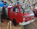 =VW LT 50 als ehemaliges Feuerwehrfahrzeug der Feuerwehr EICHENZELL - KERZELL steht im Depot des Feuerwehrmuseums Fulda, 11-2025