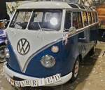 VW T1, war zur Hochzeitsreise gerüstet, beim Autojumble in Luxemburg zu sehen. 03.2026