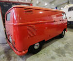 =VW T1, ehemaliges Fahrzeug der Werkfeuerwehr BOEHRINGER, steht im Depot des Fuldaer Feuerwehrmuseums, 11-2025