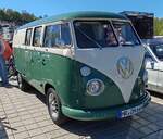 =VW T 1, gesehen auf dem Ausstellungsgel�nde der Oldtimerveranstaltung in Frankenberg/Eder im Mai 2026.