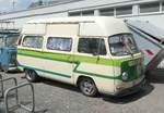 =VW T2 mit Hochdach steht auf dem Ausstellungsgelände in Bad Camberg anl.