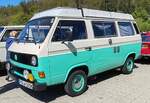 =VW T 3, gesehen auf dem Ausstellungsgel�nde der Oldtimerveranstaltung in Frankenberg/Eder im Mai 2026.