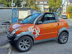 Im Bild ein AIXAM Scouty R Cabriolet, welches ich Mitte Oktober 2026 im Bochumer Norden entdeckt hatte.