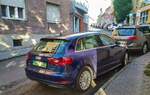 Rückansicht: Audi A3 e-tron (8V). Foto: September, 2021.