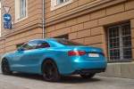 Audi A5 in blau, gesehen am 15.06.2015