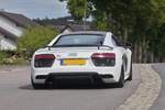 Heckansicht eines Audi A8.