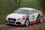 Audi TT RS bei der Streckenbesichtigung der Rally Sonnefeld (AMC Hohe Alitz) am 20.04.2013.