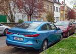 Rückansicht: BMW 2 Gran Coupé Snapper Rocks Blue. Foto: 04.2021.