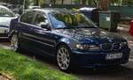 Hier ist ein BMW 3er E46 Stufenheck (Facelift) zu sehen.