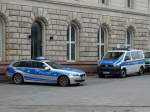 Bundespolizei BMW 3er und VW T5 am 22.02.15 in Mannheim 