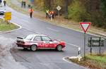 Nr.89 BMW 318is, Marc Roitzheim & Dennis Maur bei der  Youngtimer  39. ADAC Rallye Köln Ahrweiler 12.11.2016, Morgens -2° auf teils noch glaten Asphalt