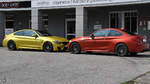 Zwei Coupé´s von BMW Ende August 2019 in Willach.