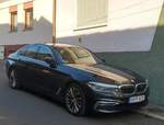 2019-er BMW 5 als Firmenwagen der Dusser Group. Die Aufnahme stammt von August, 2020