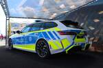 BMW M5 Polizei Streifenwagen Showcar am 08.05.26 in Fulda auf der Rettmobil