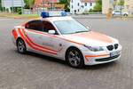 Feuerwehr Aschaffenburg BMW 5er Kdow am 01.07.23 bei einen Fototermin.