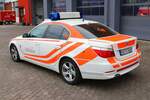 Feuerwehr Aschaffenburg BMW 5er Kdow am 01.07.23 bei einen Fototermin.