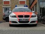 BMW 5er der Technischen Einsatzleitung Rettungsdienst Wiesbaden Downside am 12.09.15 beim Tag der Offenen Tür