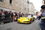 Chevolet Corvette (C5), in der Innenstadt von Le Mans, Fahrerparade am 17.6.2016