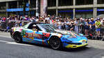  HotWheels  Corvette C5 , in der Innenstadt von Le Mans bei der Fahrerparade, Le Mans 13.06.2025