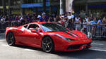 Ferrari 458 Italia Speciale, in der Innenstadt von Le Mans bei der Fahrerparade, Le Mans 13.06.2025