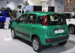 Grüner Fiat Panda Natural Power mit Erdgasantrieb.