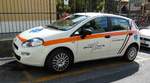 =Fiat Punto eines privaten Rettungsdienstes steht im September 2017 in San Bartolomeo/I