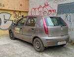 Rückansicht: Fiat Punto Mk2 Facelift. Foto: 12.2020.