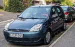 Ford Fiesta Mk5, gesehen in Pécs (HU), 08.2019.