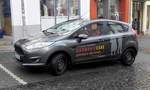 =Ford Fiesta vom Pflegedienst  HARMONIECARE  steht im Dezember 2017 in Hünfeld