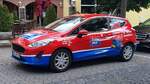=Ford Fiesta von GOTHA-PLAST steht im Juli 2021 in Hünfeld