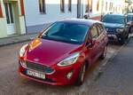 Diesen Ford Fiesta Mk7 (Candy Red) habe ich in Oktober, 2021 fotografiert.