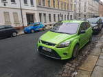 Ford Focus RS in Chemnitz Gießerstraße fotografiert mit Samsung Galaxy S8.