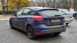 Rückansicht: Ford Focus Mk3, aufgenommen in Januar 2021.