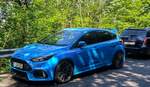 Ford Focus III RS in der Farbe Nitrous Blue.